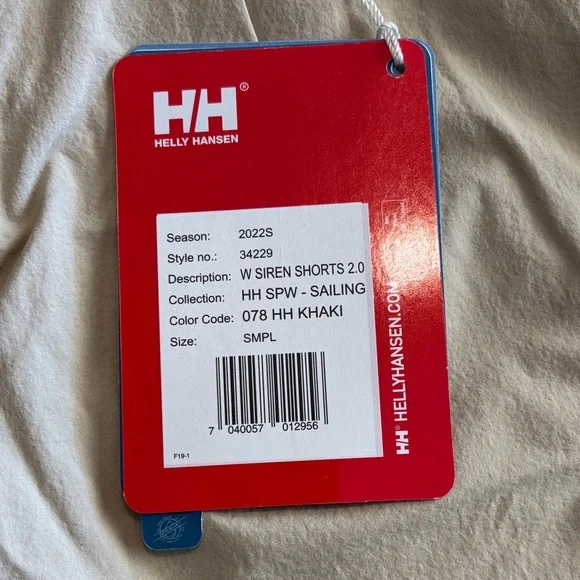 Helly Hansen Women’s Sailing Khaki Siren Shorts - Picture 2 of 7